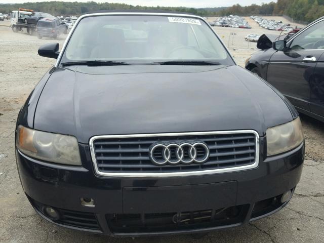 WAUAC48H66K005744 - 2006 AUDI A4 1.8 CAB BLACK photo 9