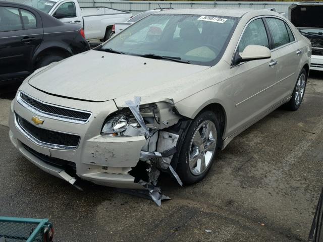 1G1ZD5E09CF139278 - 2012 CHEVROLET MALIBU 2LT TAN photo 2