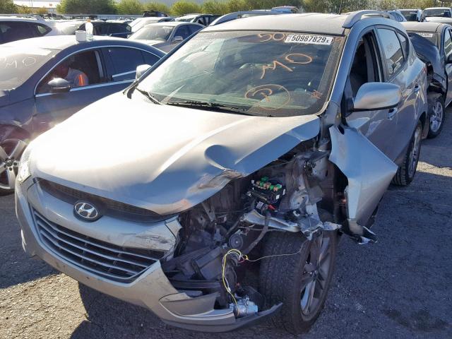 KM8JU3AG4FU057742 - 2015 HYUNDAI TUCSON LIM GRAY photo 2