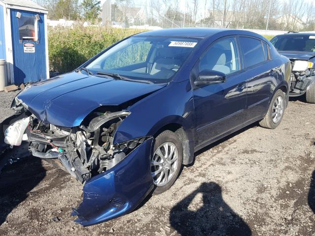 3N1AB6AP6AL719922 - 2010 NISSAN SENTRA 2.0 BLUE photo 2