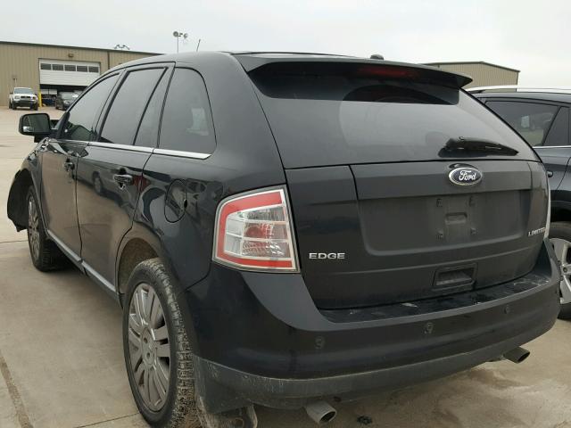 2FMDK39C48BB05057 - 2008 FORD EDGE LIMIT BLUE photo 3