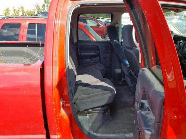 3D7KU28DX3G810144 - 2003 DODGE RAM 2500 S RED photo 6