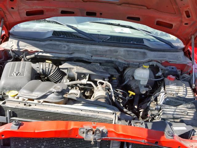 3D7KU28DX3G810144 - 2003 DODGE RAM 2500 S Կարմիր լուսանկար 7