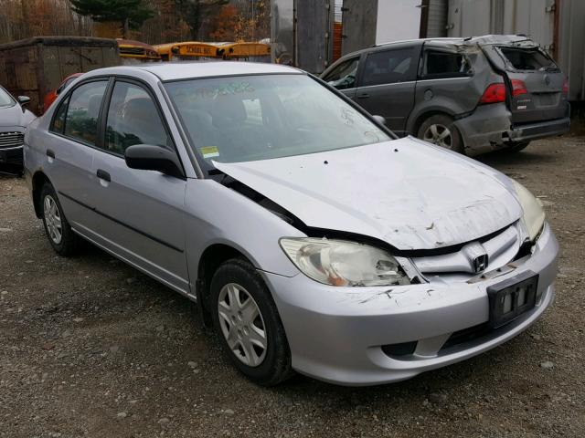 2HGES16385H618839 - 2005 HONDA CIVIC DX V SILVER photo 1