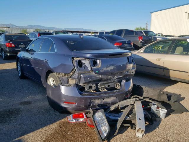 1G11C5SL8FF229413 - 2015 CHEVROLET MALIBU 1LT BLUE photo 3