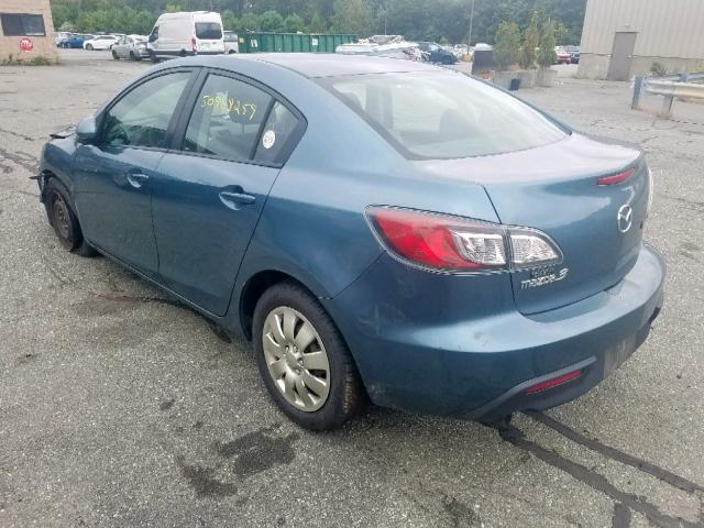 JM1BL1UG3B1437629 - 2011 MAZDA 3 I BLUE photo 3