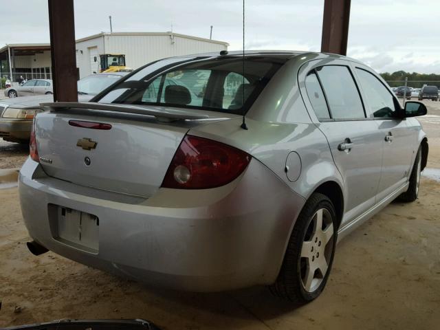 1G1AM58B167716989 - 2006 CHEVROLET COBALT SS SILVER photo 4