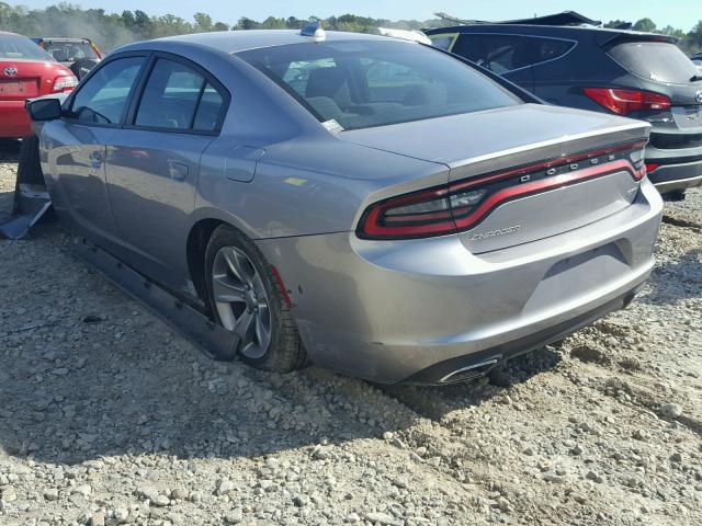 2C3CDXHG8HH528120 - 2017 DODGE CHARGER SX GRAY photo 3