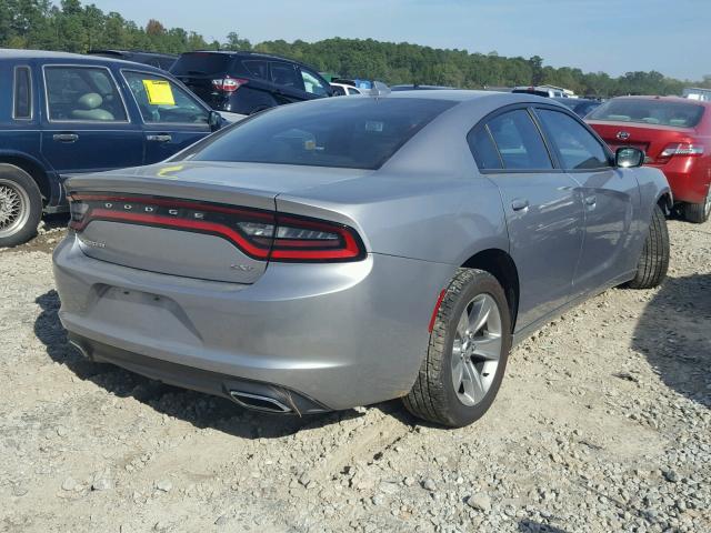 2C3CDXHG8HH528120 - 2017 DODGE CHARGER SX GRAY photo 4