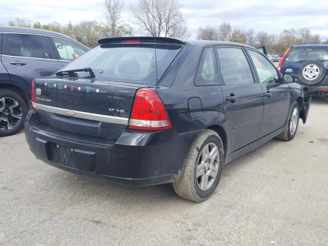 1G1ZT68N47F231176 - 2007 CHEVROLET MALIBU MAX შავი ფოტო 4