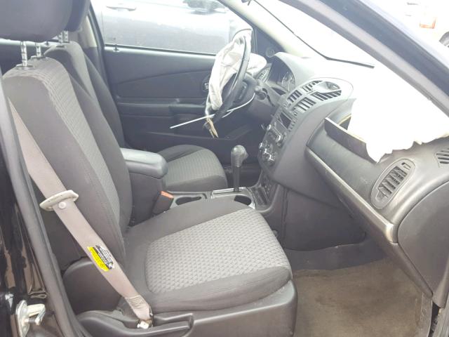 1G1ZT68N47F231176 - 2007 CHEVROLET MALIBU MAX შავი ფოტო 5