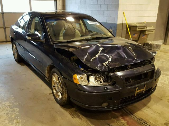 YV1RH592772600315 - 2007 VOLVO S60 2.5T BLUE photo 1