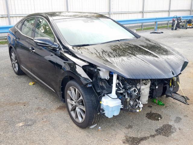 KMHFG4JG8FA453449 - 2015 HYUNDAI AZERA BLACK photo 1