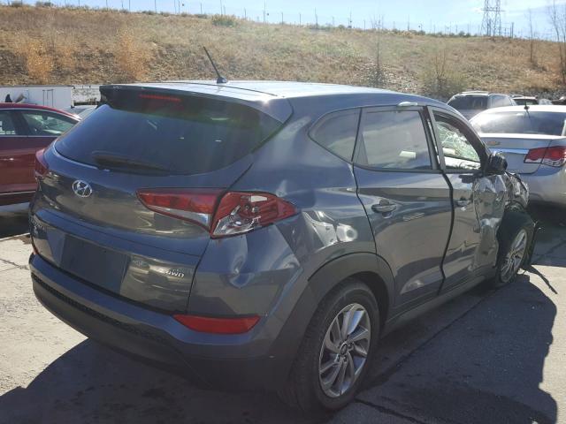 KM8J2CA42JU807515 - 2018 HYUNDAI TUCSON SE CHARCOAL photo 4