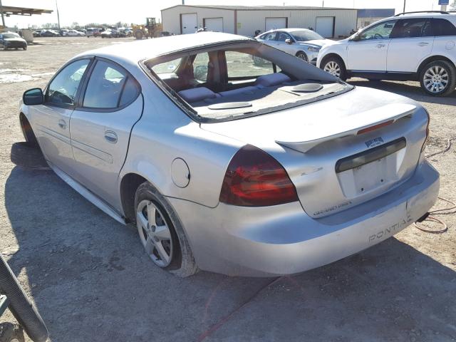 2G2WP522151178890 - 2005 PONTIAC GRAND PRIX SILVER photo 3