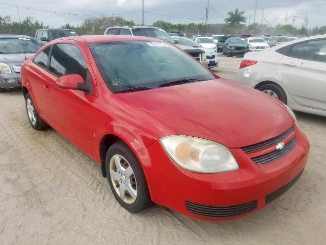 1G1AL15F077201180 - 2007 CHEVROLET COBALT LT RED photo 1