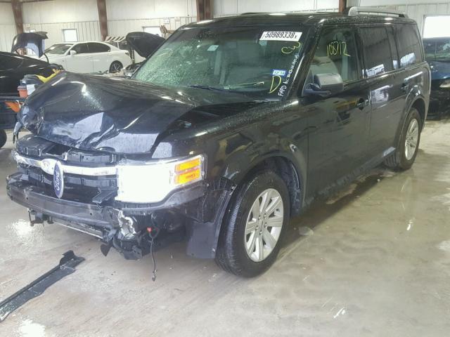 2FMGK5BC4ABA53888 - 2010 FORD FLEX SE BLACK photo 2