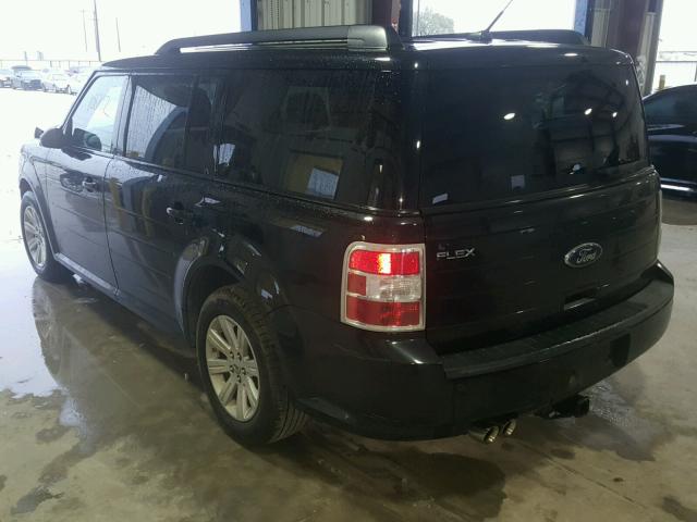 2FMGK5BC4ABA53888 - 2010 FORD FLEX SE BLACK photo 3