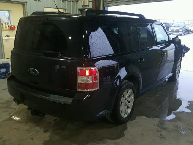 2FMGK5BC4ABA53888 - 2010 FORD FLEX SE BLACK photo 4