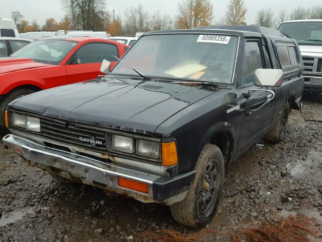 H720213590 - 1980 DATSUN PICKUP BLACK photo 2