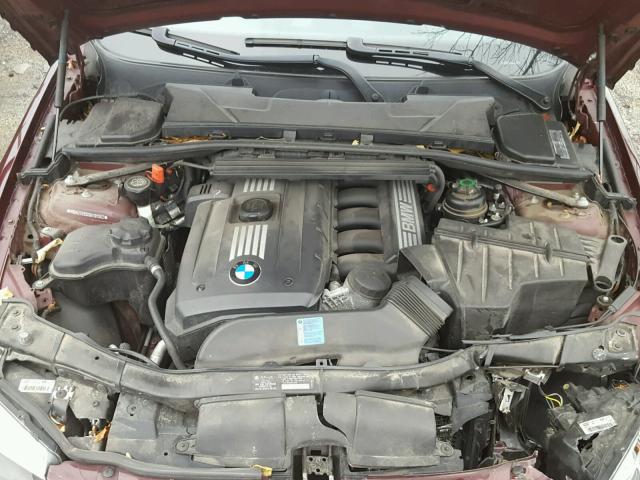 WBAUT935X9A191063 - 2009 BMW 328 IT BURGUNDY photo 7