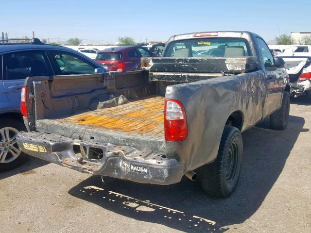 5TBJU321X6S472205 - 2006 TOYOTA TUNDRA SILVER photo 4