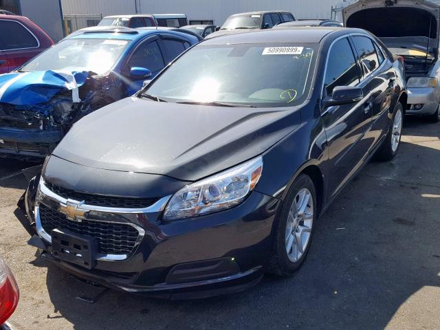 1G11C5SL4FF304592 - 2015 CHEVROLET MALIBU 1LT CHARCOAL photo 2