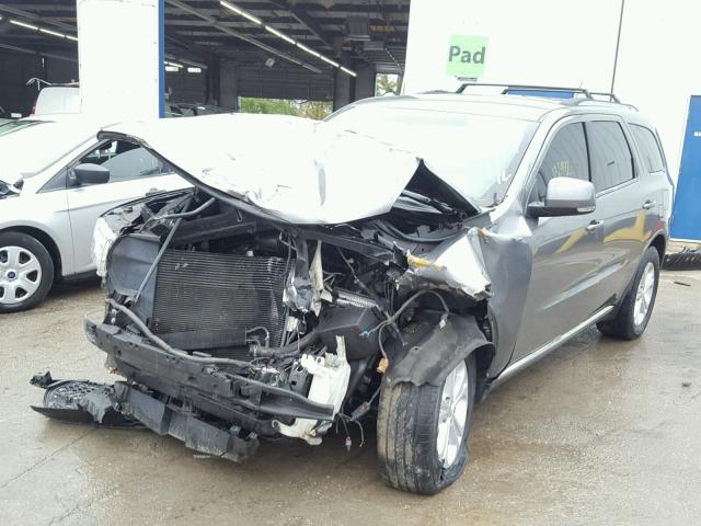 1C4RDHDG0CC265621 - 2012 DODGE DURANGO CR GRAY photo 2