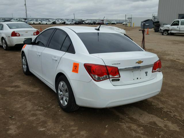 1G1PA5SH1E7251970 - 2014 CHEVROLET CRUZE LS WHITE photo 3