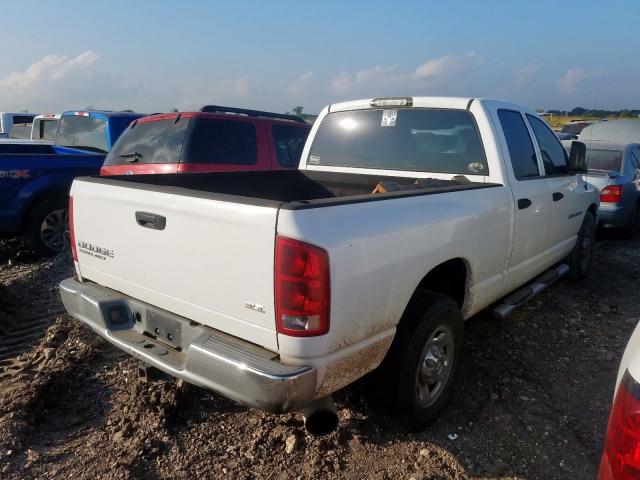 3D7KA286X3G723015 - 2003 DODGE RAM 2500 S Սպիտակ լուսանկար 4