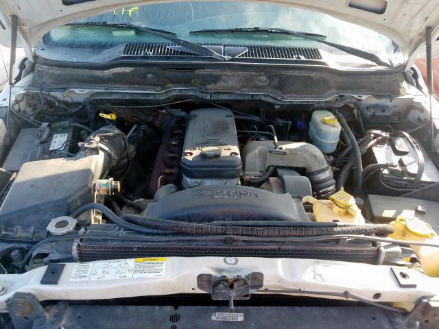 3D7KA286X3G723015 - 2003 DODGE RAM 2500 S Սպիտակ լուսանկար 7