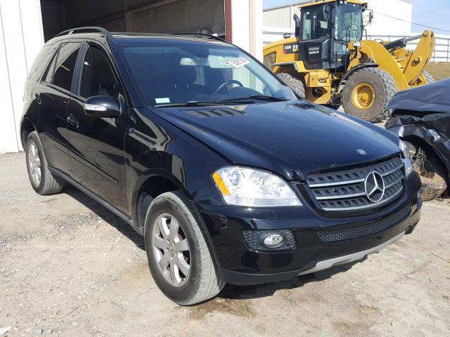 4JGBB86E27A210958 - 2007 MERCEDES-BENZ ML 350 BLACK photo 1