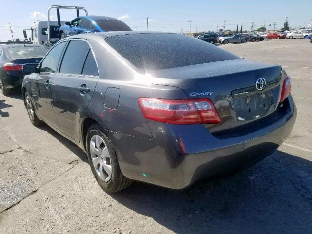 4T4BE46K89R100803 - 2009 TOYOTA CAMRY BASE GRAY photo 3