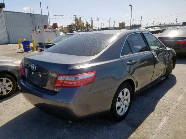 4T4BE46K89R100803 - 2009 TOYOTA CAMRY BASE GRAY photo 4