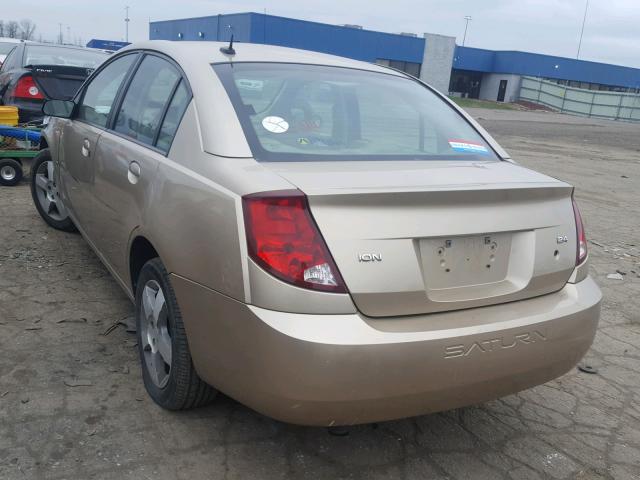 1G8AL58BX6Z192122 - 2006 SATURN ION LEVEL GOLD photo 3