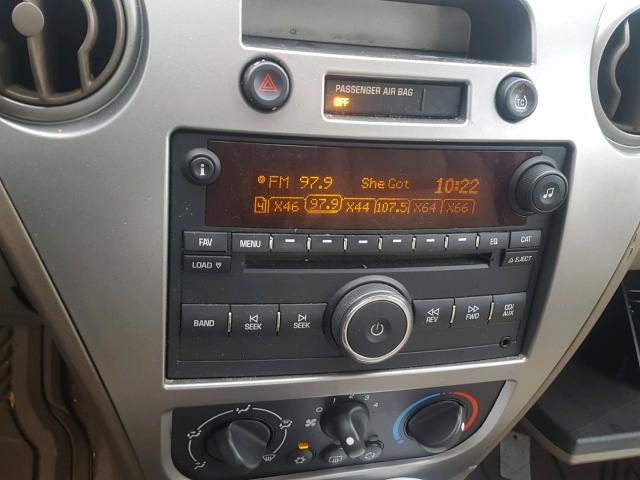 1G8AL58BX6Z192122 - 2006 SATURN ION LEVEL GOLD photo 9