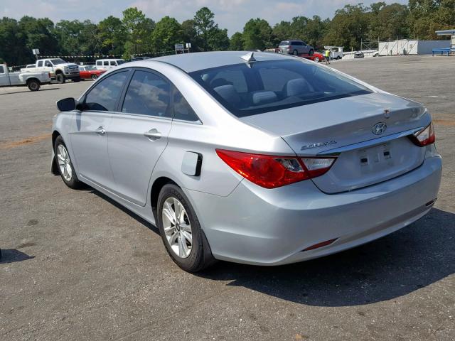 5NPEB4AC5DH738322 - 2013 HYUNDAI SONATA GLS SILVER photo 3