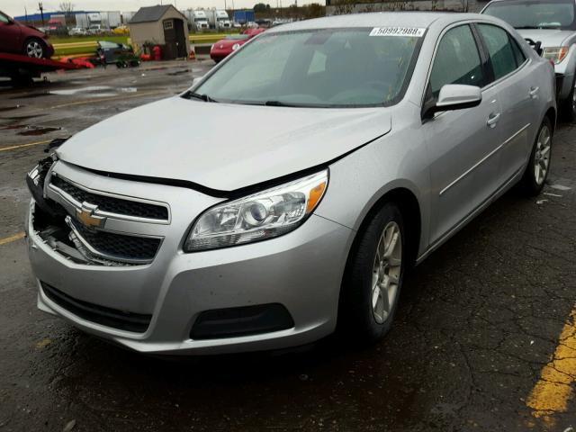 1G11D5SR0DF157346 - 2013 CHEVROLET MALIBU 1LT SILVER photo 2