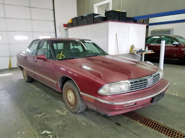 1G3CW52L6R4305394 - 1994 OLDSMOBILE 98 REGENCY BURGUNDY photo 1