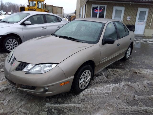 1G2JB52F547368687 - 2004 PONTIAC SUNFIRE SL BEIGE photo 2