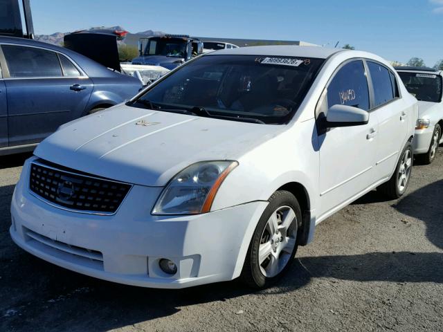 3N1AB61E18L743621 - 2008 NISSAN SENTRA 2.0 WHITE photo 2