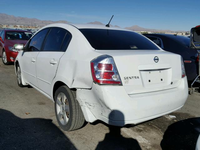 3N1AB61E18L743621 - 2008 NISSAN SENTRA 2.0 WHITE photo 3