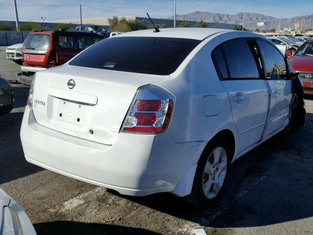 3N1AB61E18L743621 - 2008 NISSAN SENTRA 2.0 WHITE photo 4