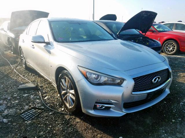 JN1BV7AP2EM686432 - 2014 INFINITI Q50 SILVER photo 1