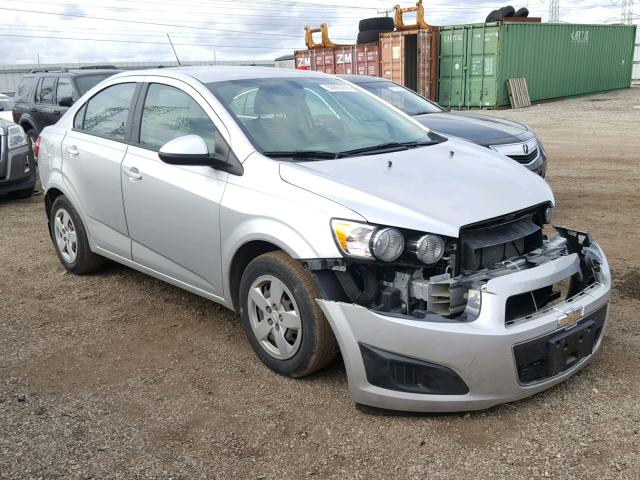 1G1JA5SH4F4156778 - 2015 CHEVROLET SONIC LS SILVER photo 1