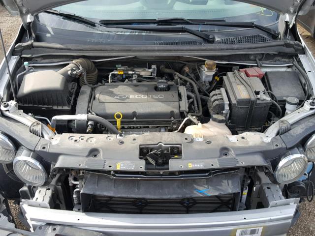 1G1JA5SH4F4156778 - 2015 CHEVROLET SONIC LS SILVER photo 7