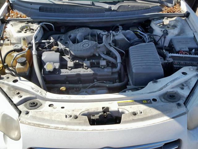 1C3EL45R44N252553 - 2004 CHRYSLER SEBRING LX WHITE photo 7