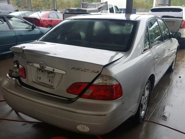 4T1BF28B64U384272 - 2004 TOYOTA AVALON XL SILVER photo 4