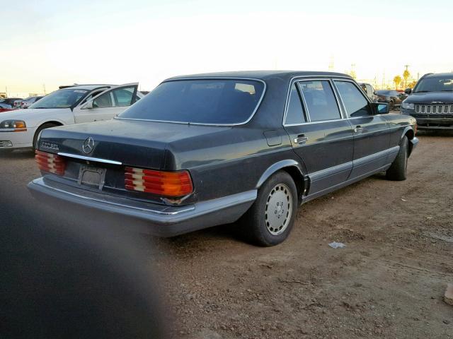 WDBCA3502KA437484 - 1989 MERCEDES-BENZ 420SEL GRAY photo 4