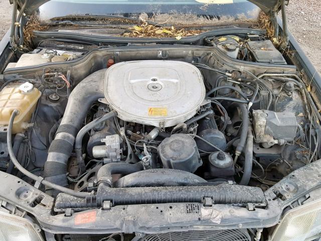 WDBCA3502KA437484 - 1989 MERCEDES-BENZ 420SEL GRAY photo 7